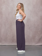 Celia Crinkle Trouser - Washed Navy