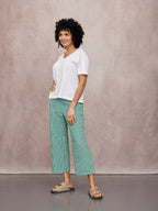 Rhianna Culotte - Green Gingham