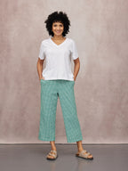 Rhianna Culotte - Green Gingham
