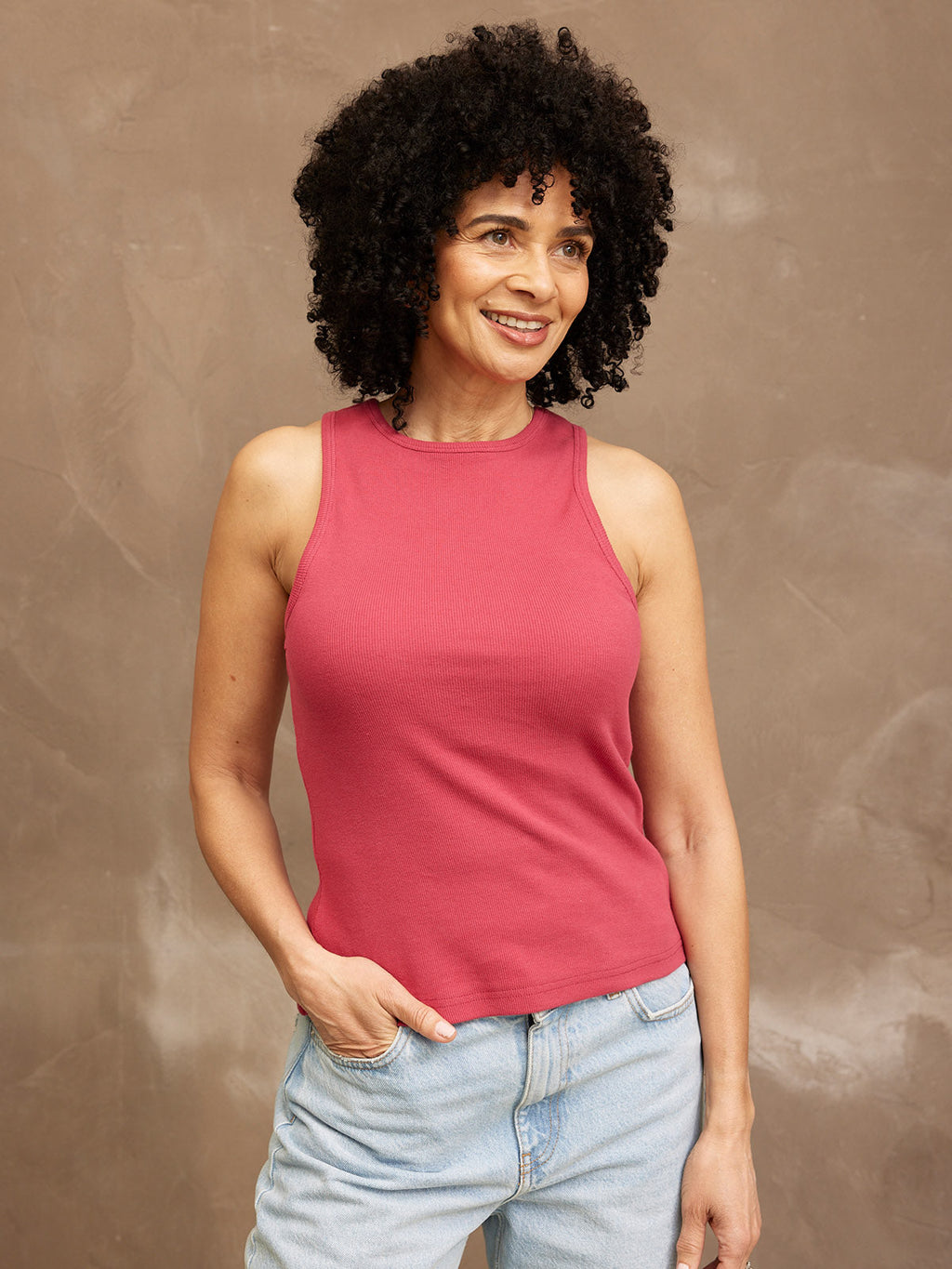 Abbey - Vest - Pink