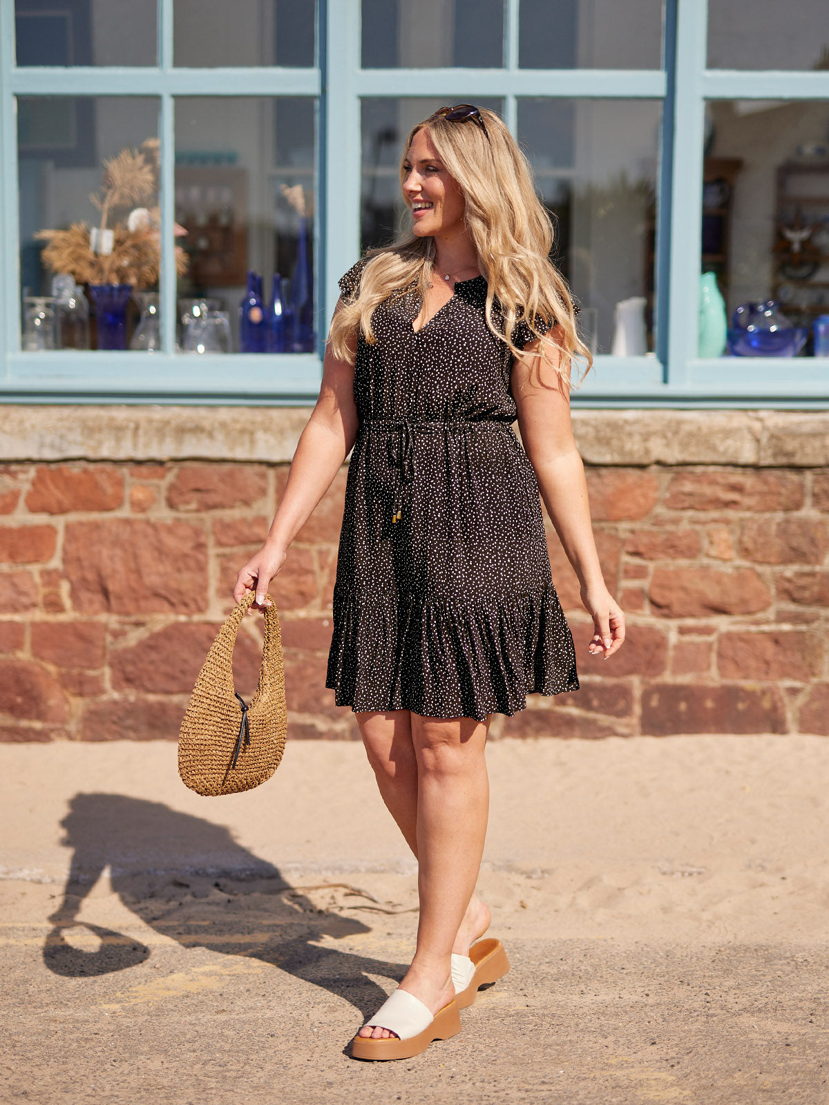 Aimee Spot Dress