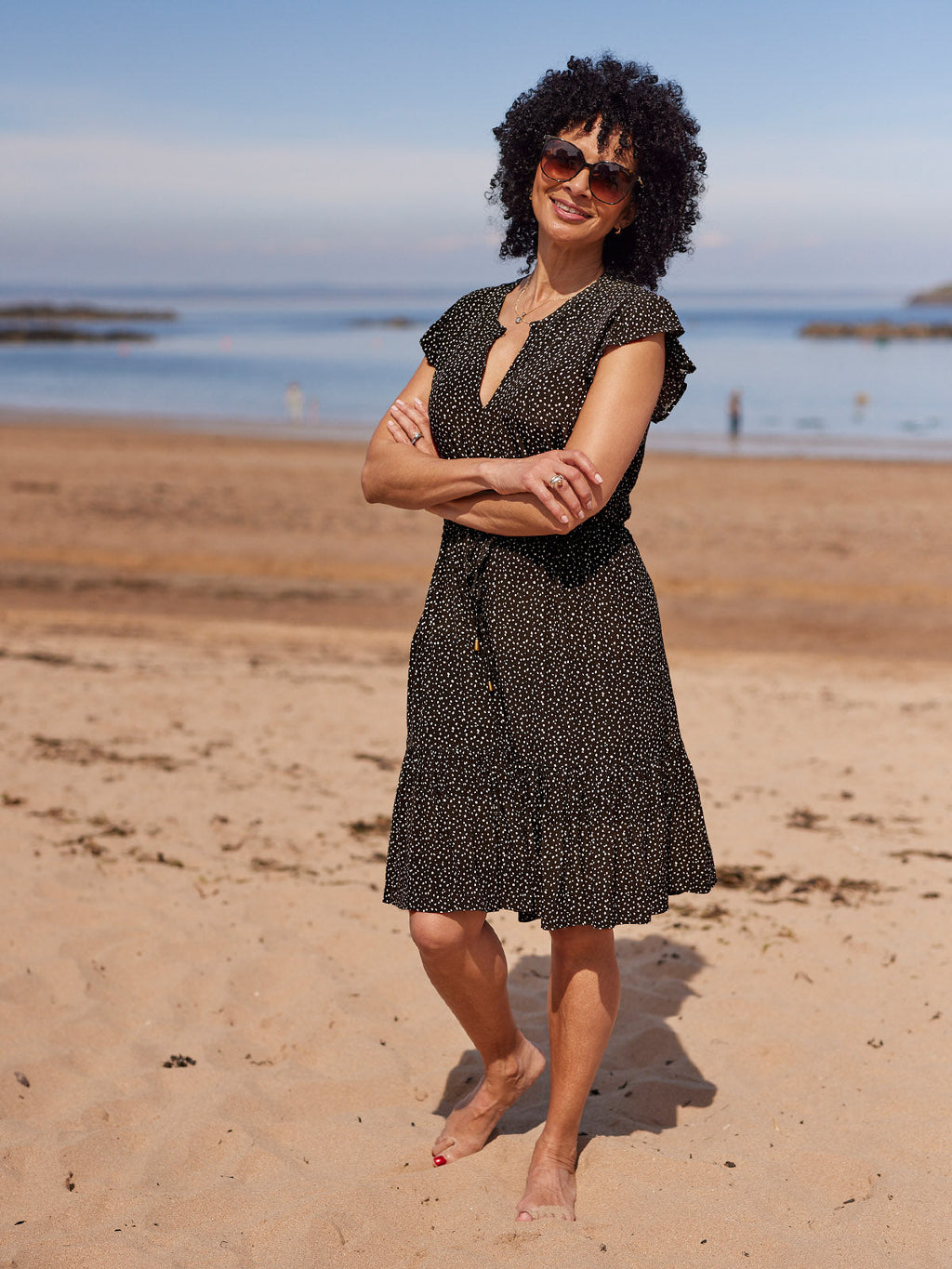Aimee Spot Dress