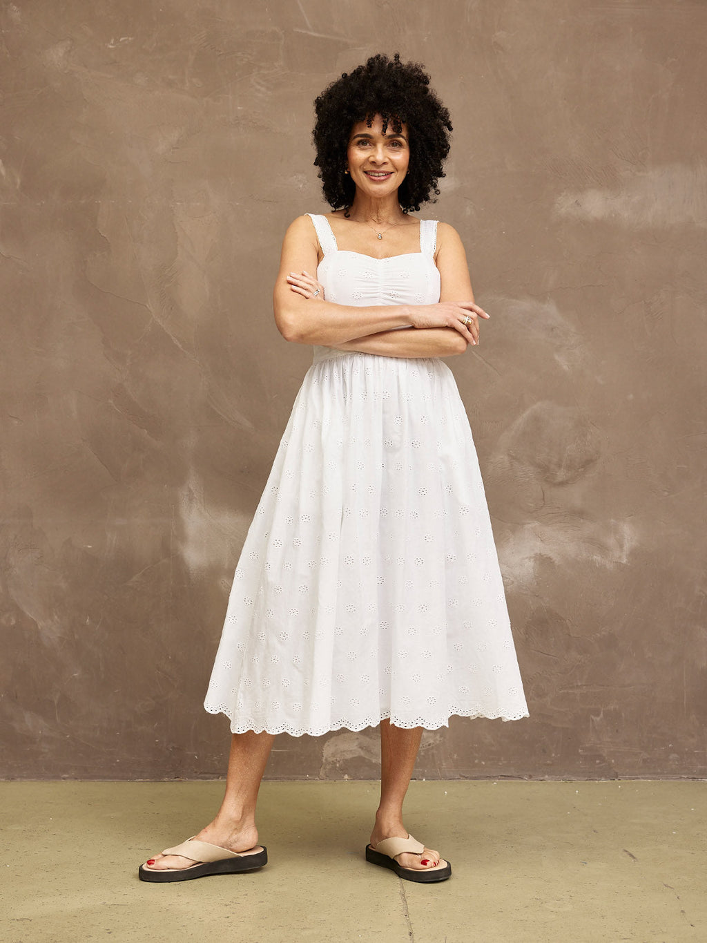 Eloise Broderie Sun Dress
