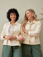 Lizzie Embroidered Summer Jacket - Cream