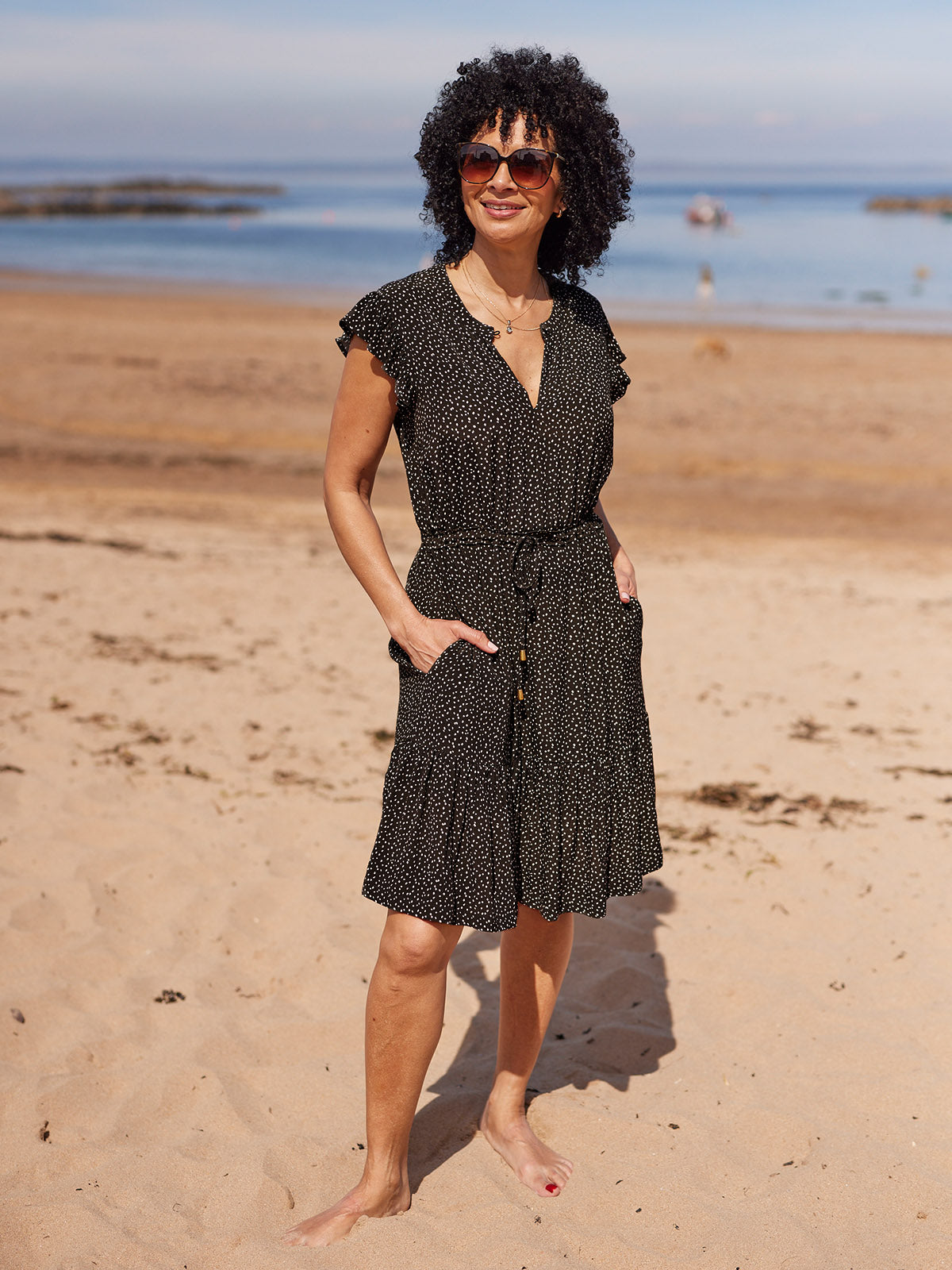 Aimee Spot Dress