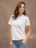 Adele Relaxed Tee - White