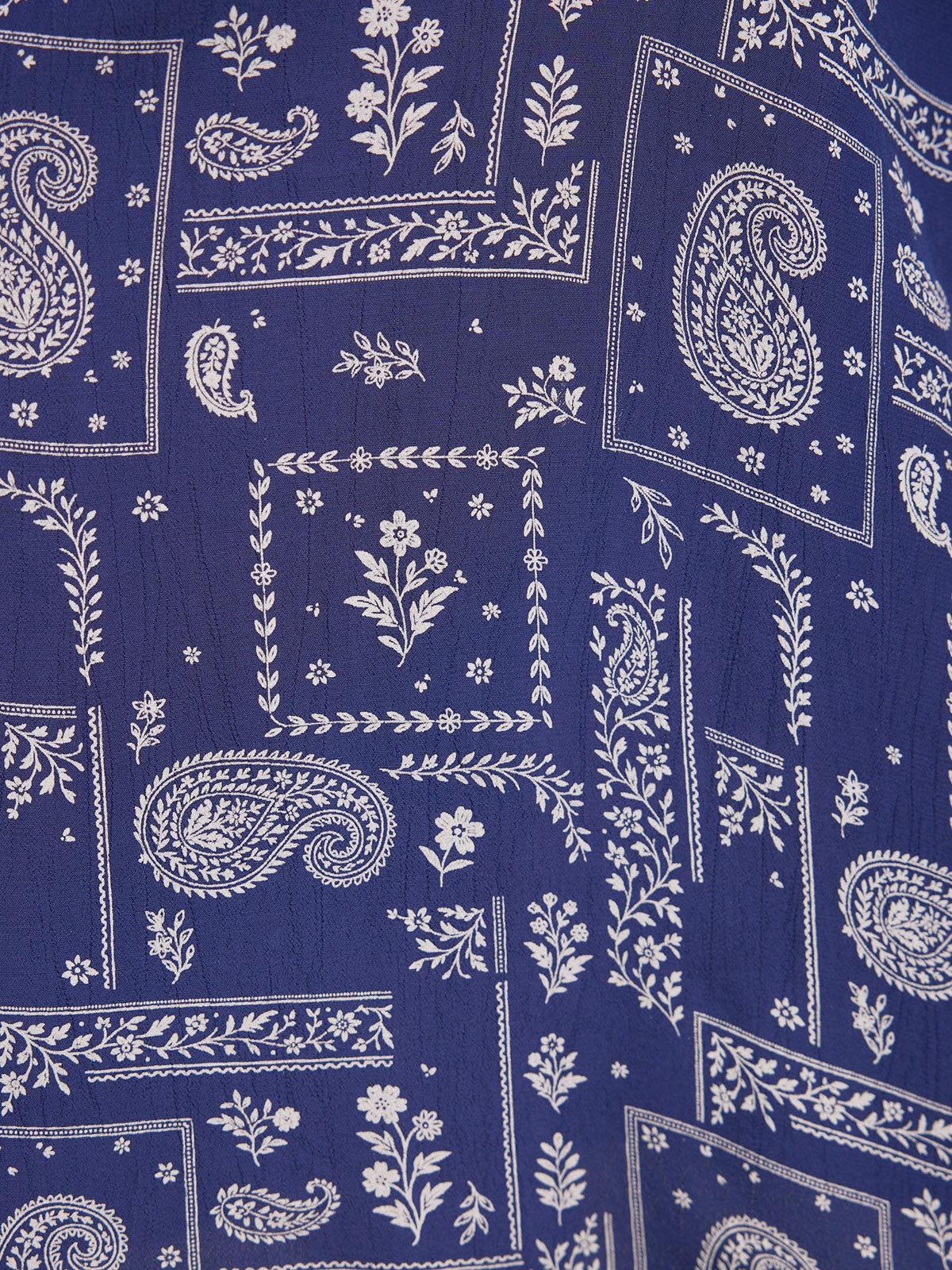 Naaila Paisley Dress - Navy