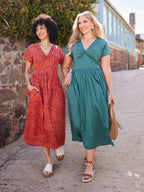 Claudia Floral Knot Dress