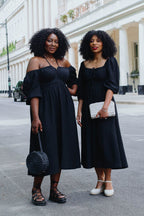Cader 4 Way Midi Dress - Black