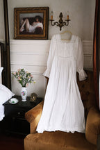 Stitched Lace Vintage French Sleep Gown