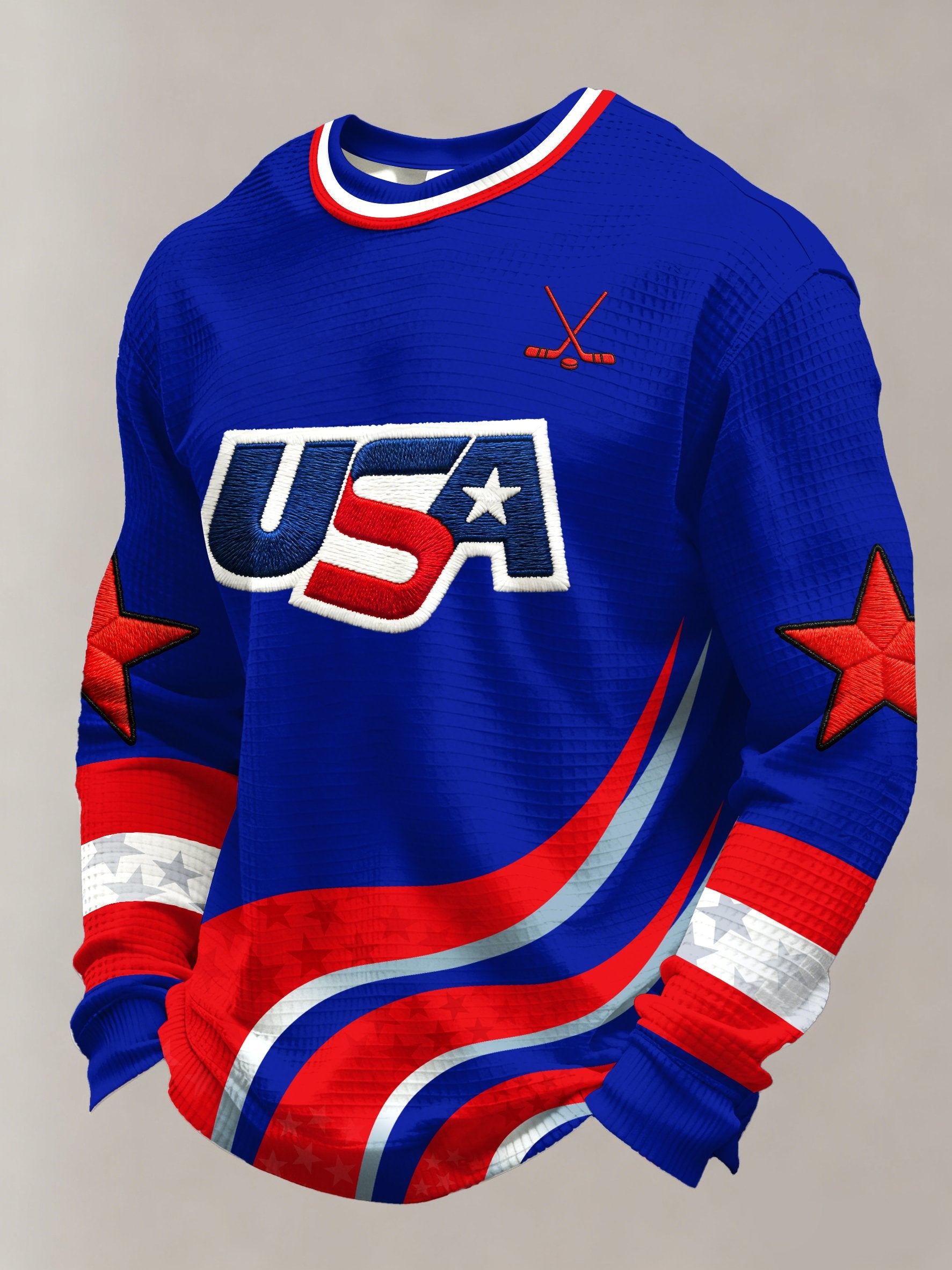 Men's Ice Hockey Print T-Shirt