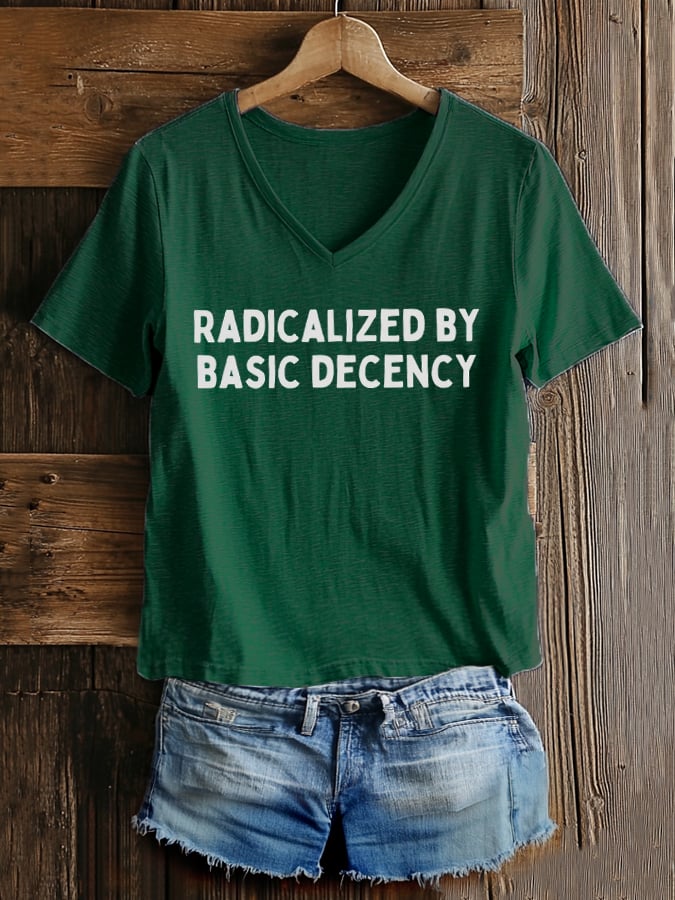 🔥Buy 3 Get 15% Off🔥Women's Casual Social Democracy Printed T-shirt