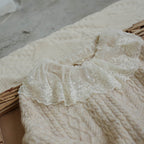 Big Cute Lace Collar Sweater