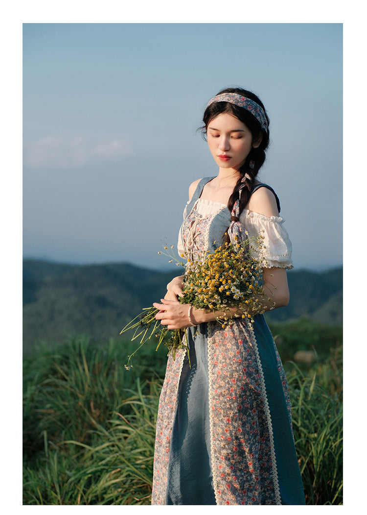 Countrycore Vintage Lace Floral 2Pcs Set