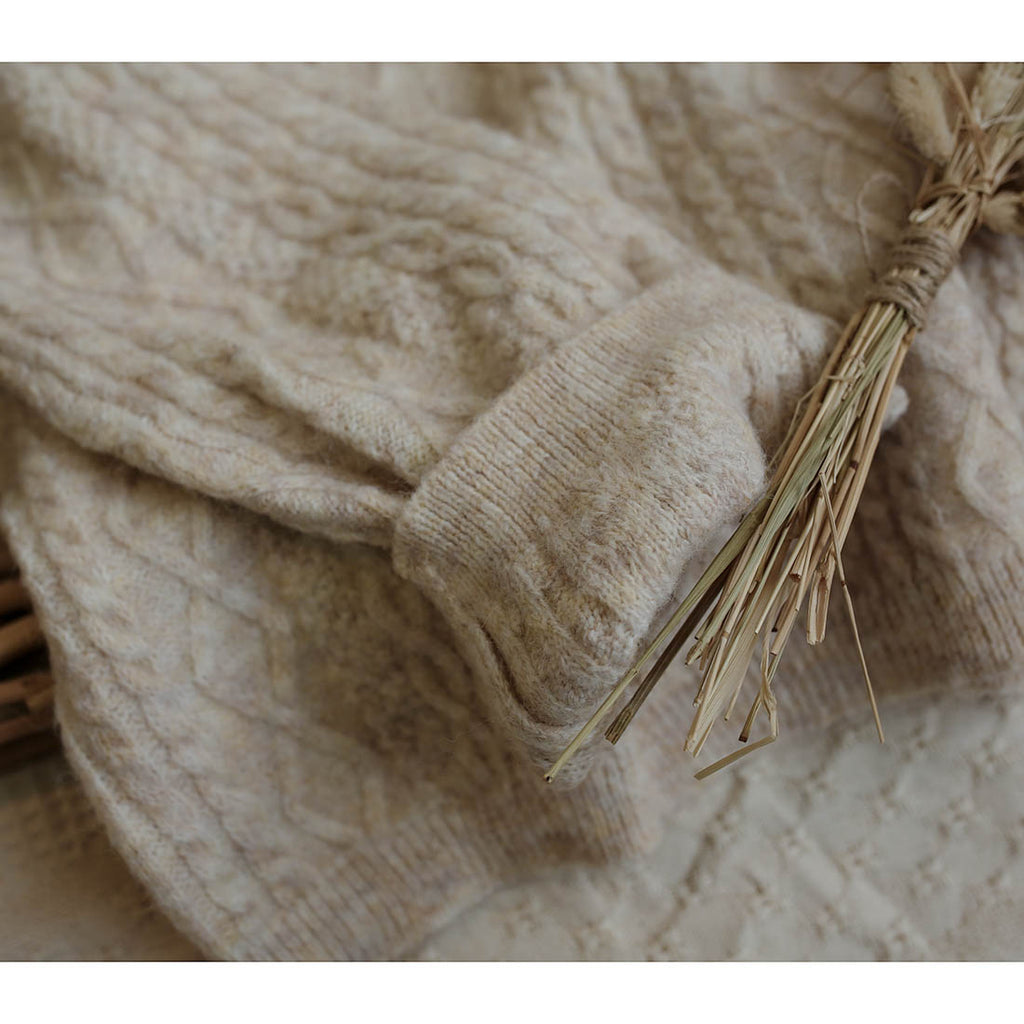 Big Cute Lace Collar Sweater