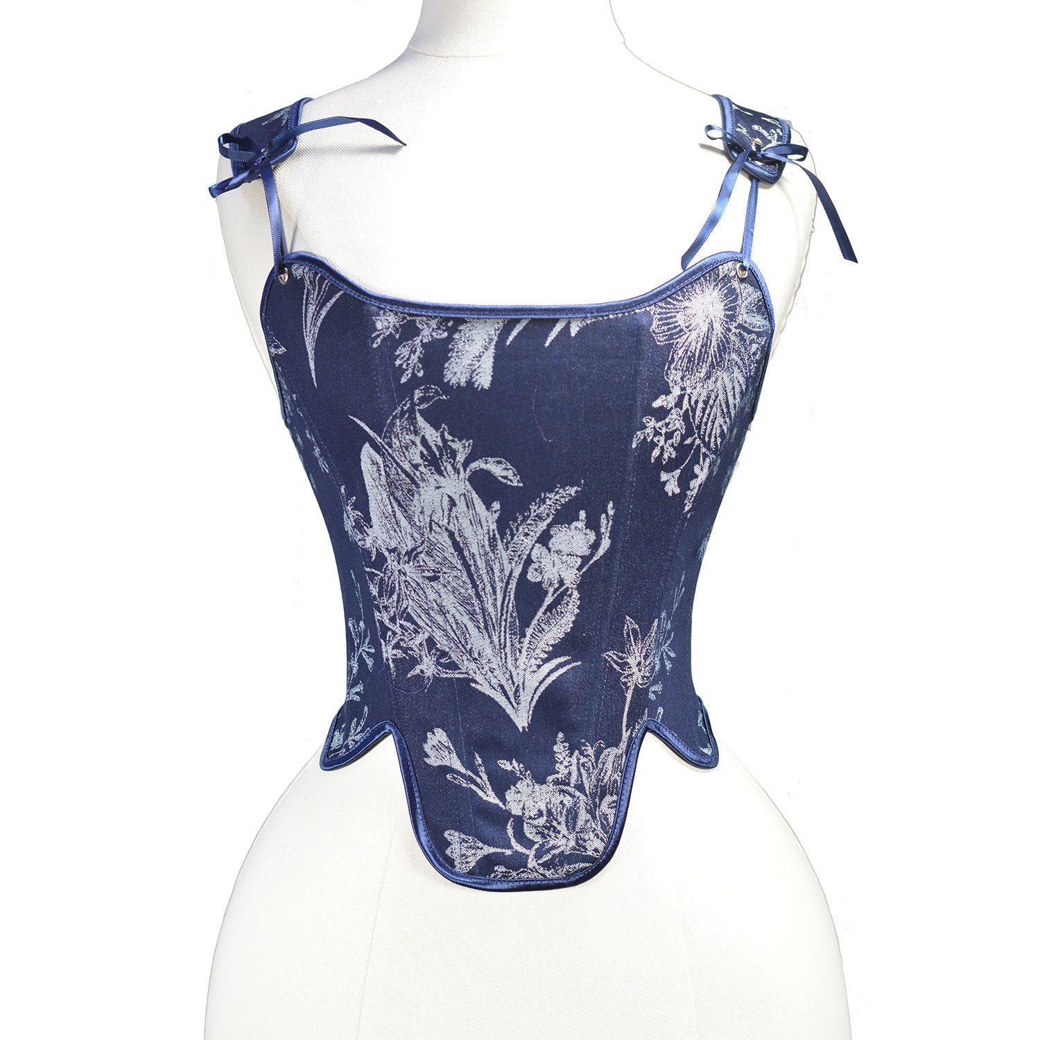 Irregular Hem Boned Vest