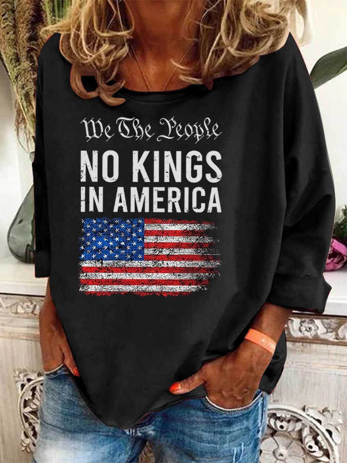 🔥Buy 3 Get 15% Off🔥Women's casual American flag-free T-shirt