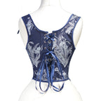 Irregular Hem Boned Vest