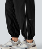 Low Rise Color Block Quick Dry Dance Joggers with Pockets