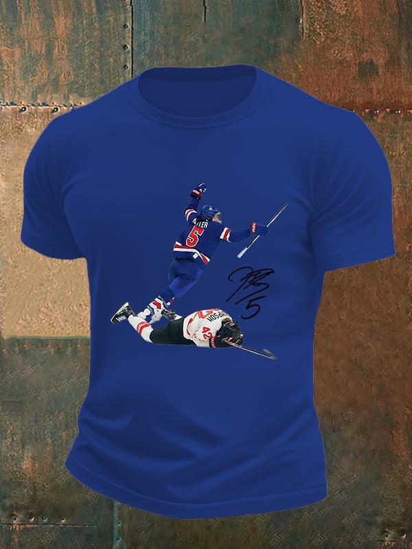 Men's   Funny Character Print T-Shirt