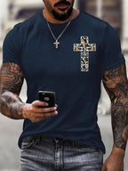 Men's I Can Do All Things Through Christ Who Strengthens Me Print T-Shirt