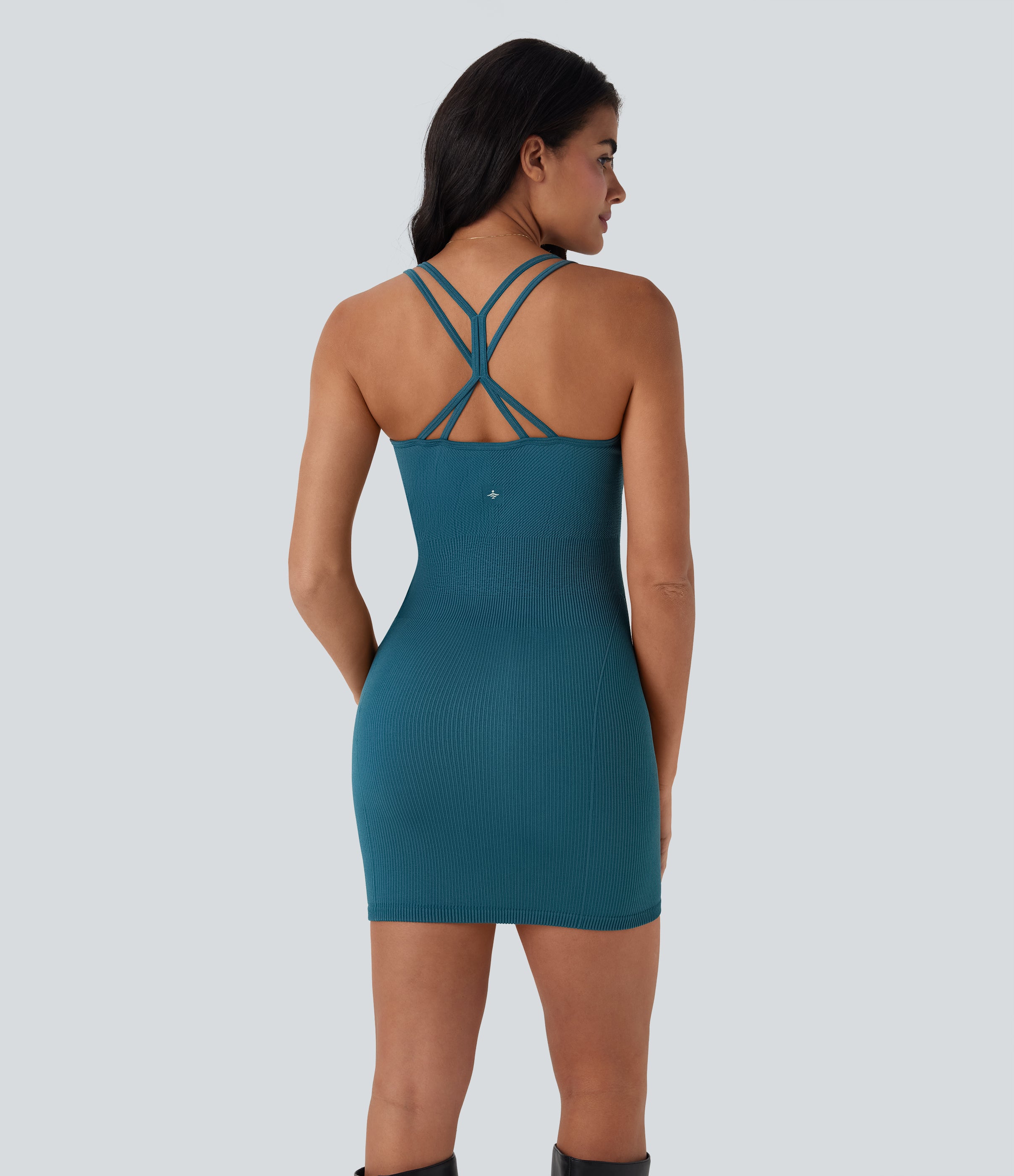 Seamless Flow Bodycon Mini Casual Dress