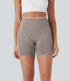Seamless Flow High Waisted Scrunch Butt Lifting Yoga Biker Shorts 5''