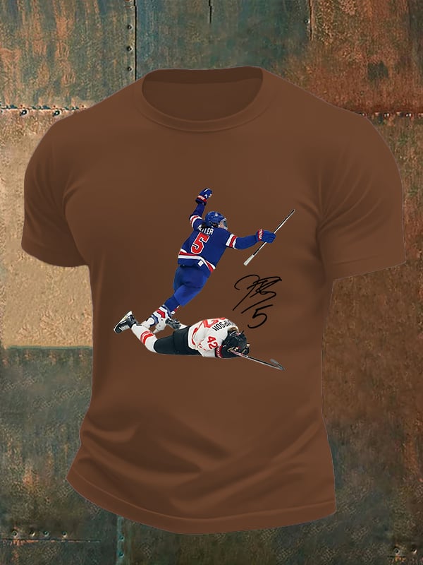 Men's   Funny Character Print T-Shirt