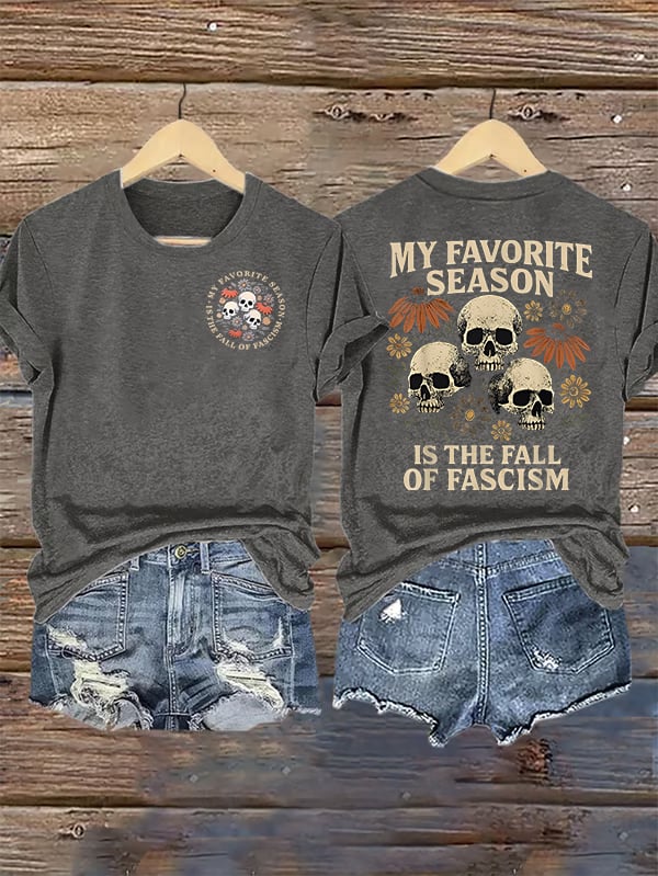 🔥Buy 3 Get 15% Off🔥Women’s MY FAVORITE SEASON Printed T-Shirt