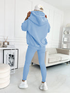 Women Fall&Winter Hooded Casual and Comfortable Sweatshirt Suit