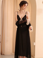 Lace Sleep Gown + Robe 2pcs Set