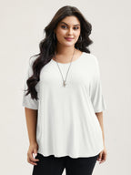 Supersoft Round Neck Plain T-Shirt