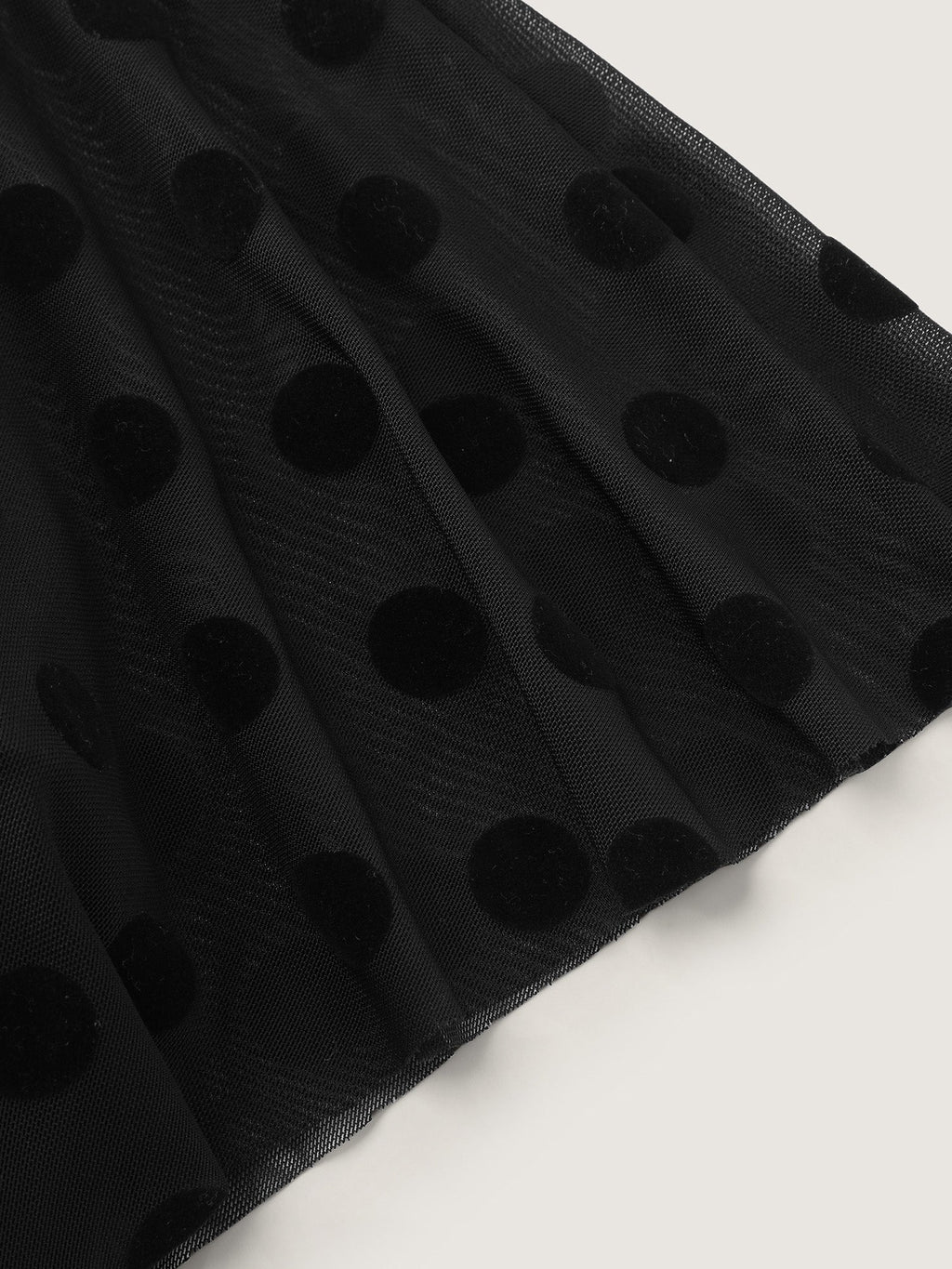 Polka Dots Sheer Swim Top