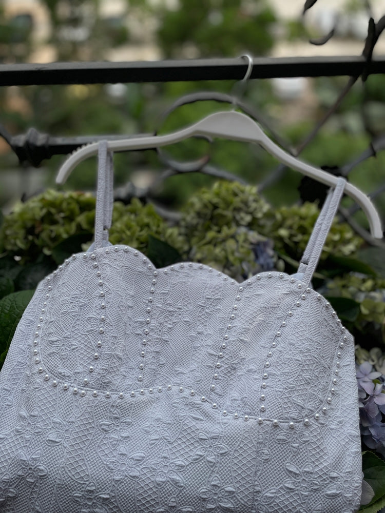 Sheer Chiffon Bottom Top + Mermaid Slip Dress