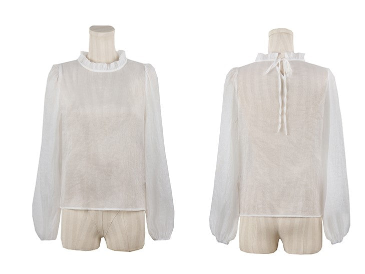 Chiffon Top & Velvet Slip Dress