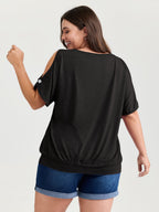Supersoft Cut-Out Shoulder T-Shirt