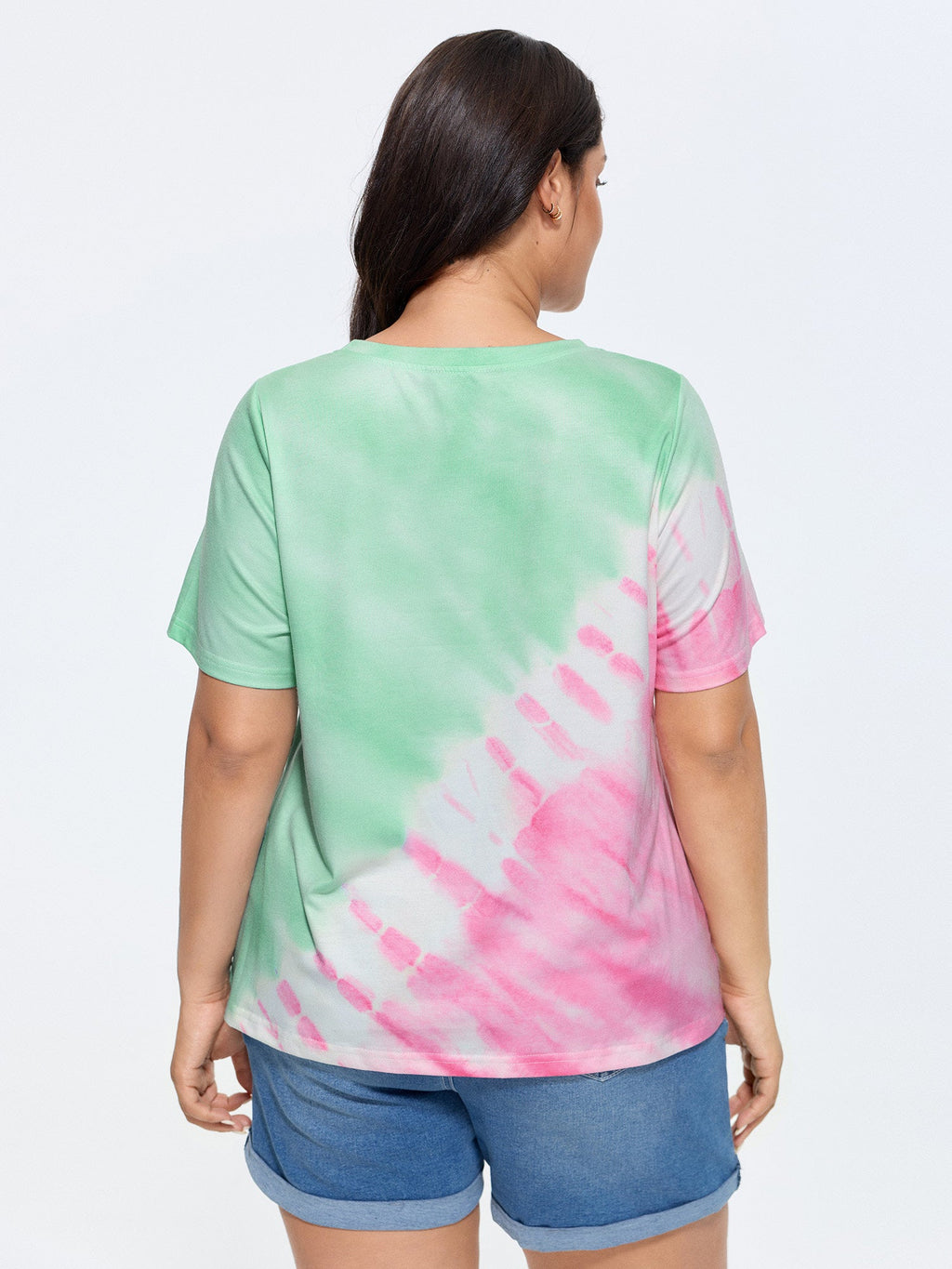 Supersoft Tie-Dye Effect Stretchy T-Shirt