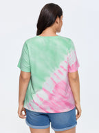 Supersoft Tie-Dye Effect Stretchy T-Shirt