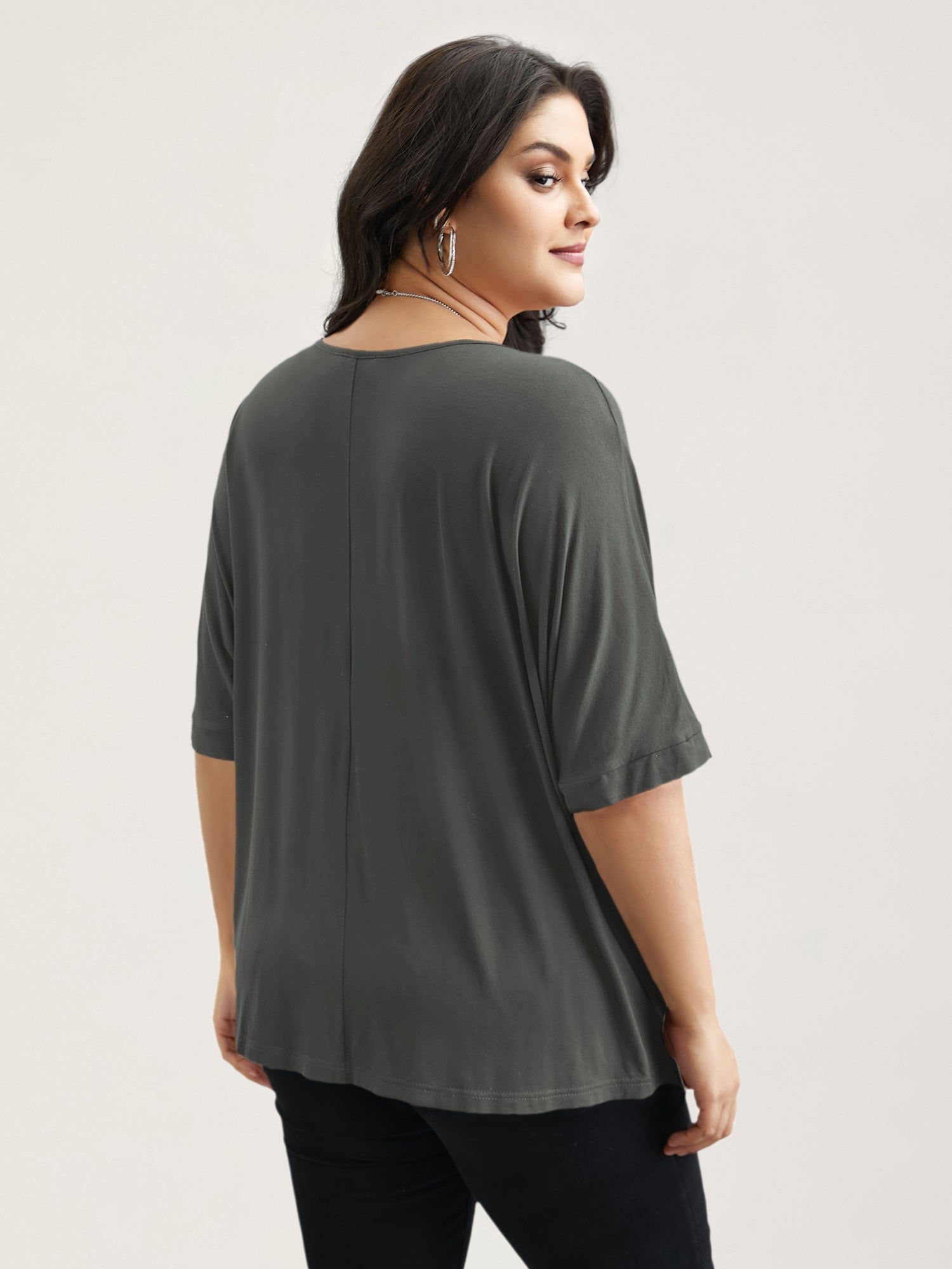 Supersoft Round Neck Plain T-Shirt