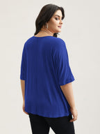 Supersoft Round Neck Plain T-Shirt