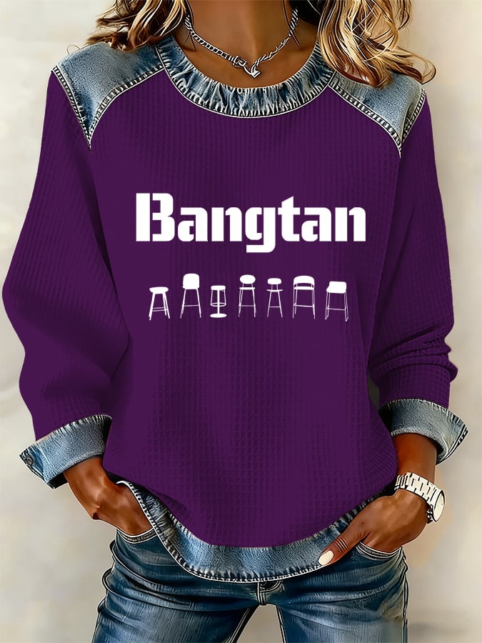 Women's Leisure  Print Sweatshirt