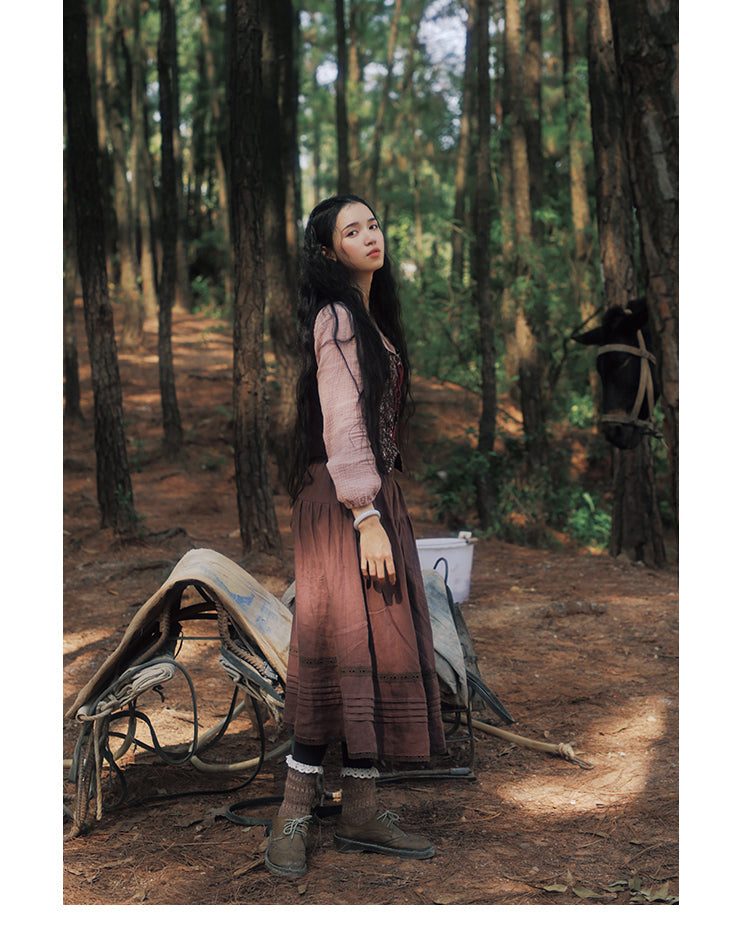 Grandmacore Floral Waistcoat