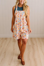 Women Printed Casual Loose Fit Short Jumpsuit