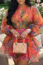 Women's Colorful Party Dress