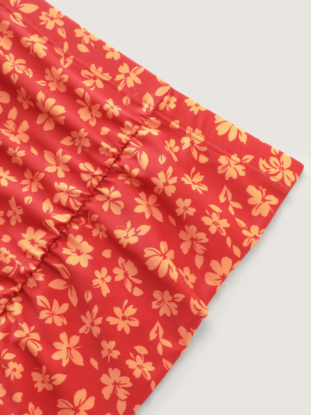 Floral Print High Waisted Swim Bottoms