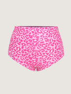 Flirty Leopard Print High Waisted Swim Bottoms