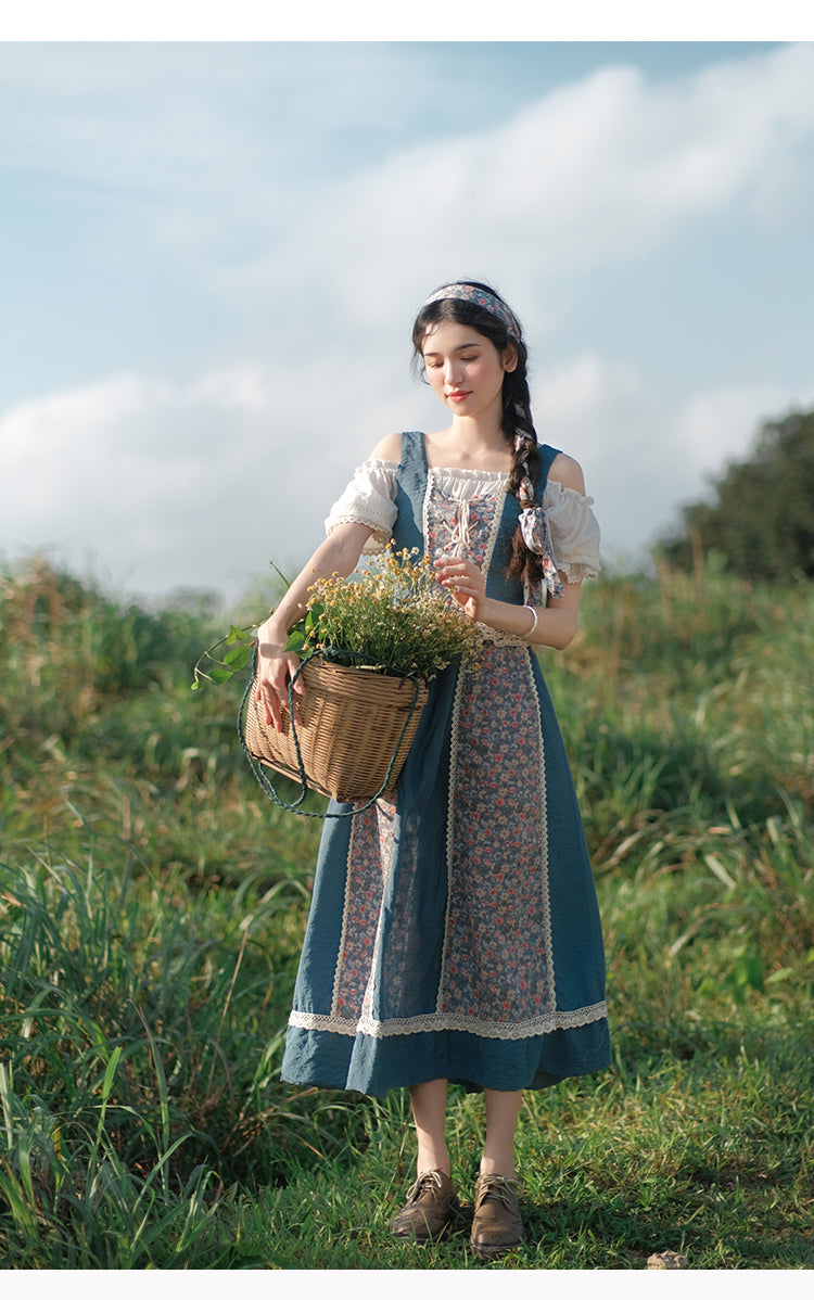 Countrycore Vintage Lace Floral 2Pcs Set