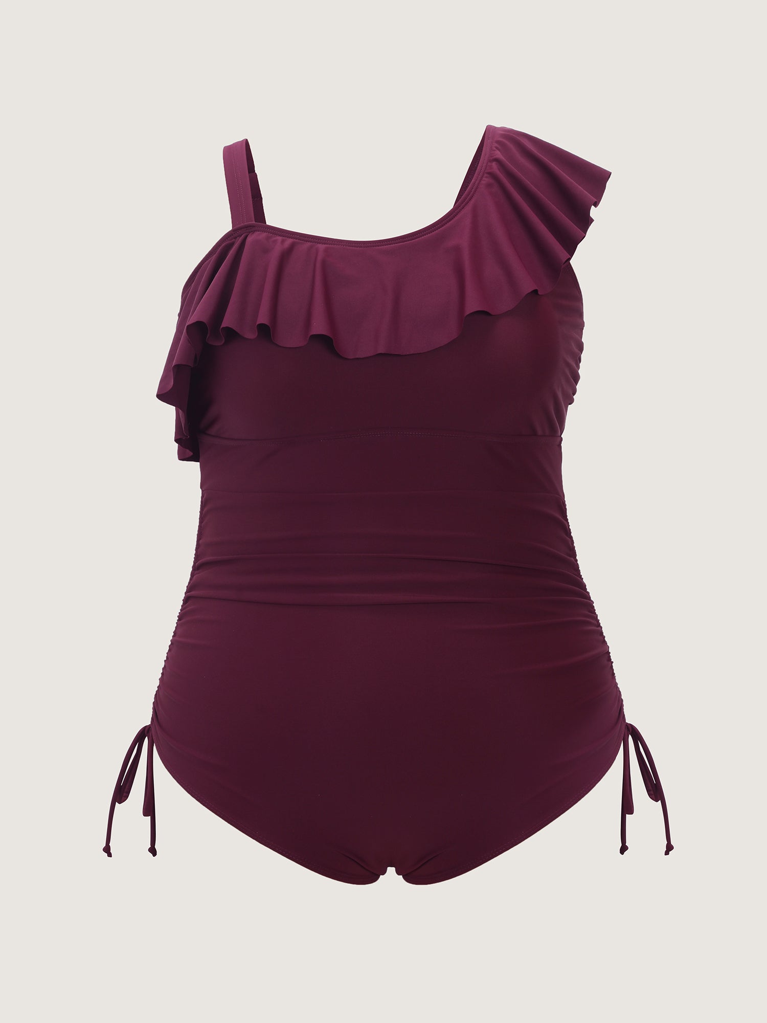 Ruffled Tummy-Control One-Piece Swimsuit