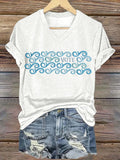 🔥Buy 3 Get 15% Off🔥Women's Casual FDT Printed Short-Sleeve T-Shirt