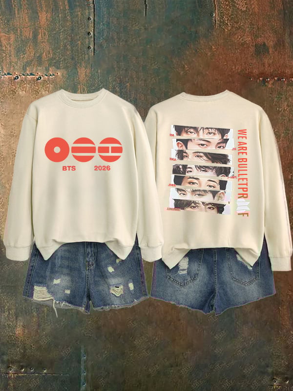 Women's K-pop Print Sweatshirt